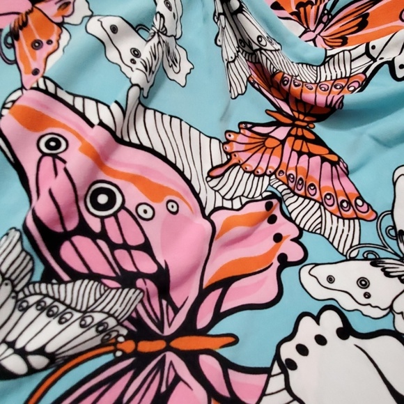 IDEOLOGY Cross knot front butterfly theme top XS - Picture 8 of 8